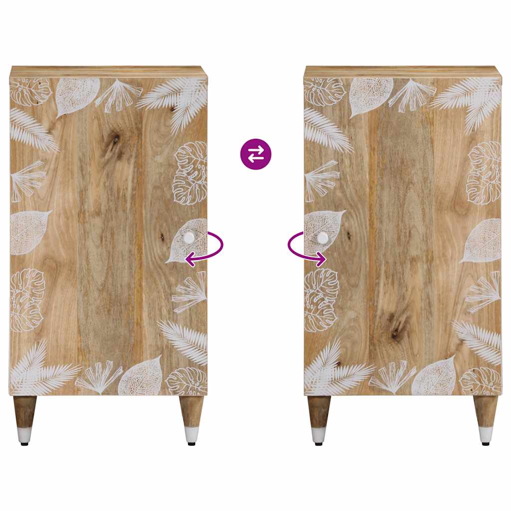 vidaXL Credenza 40x33,5x75 cm in Legno Massello di Mango