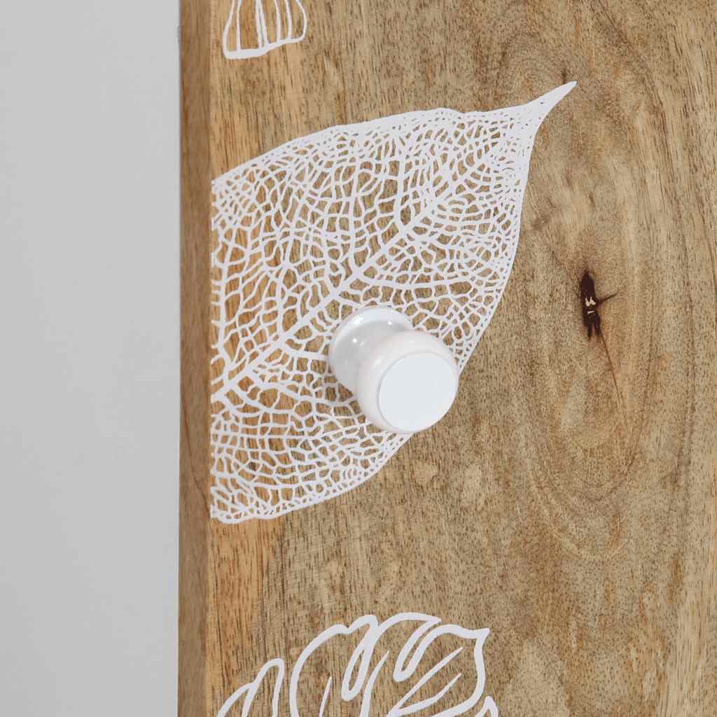 vidaXL Credenza 40x33,5x75 cm in Legno Massello di Mango