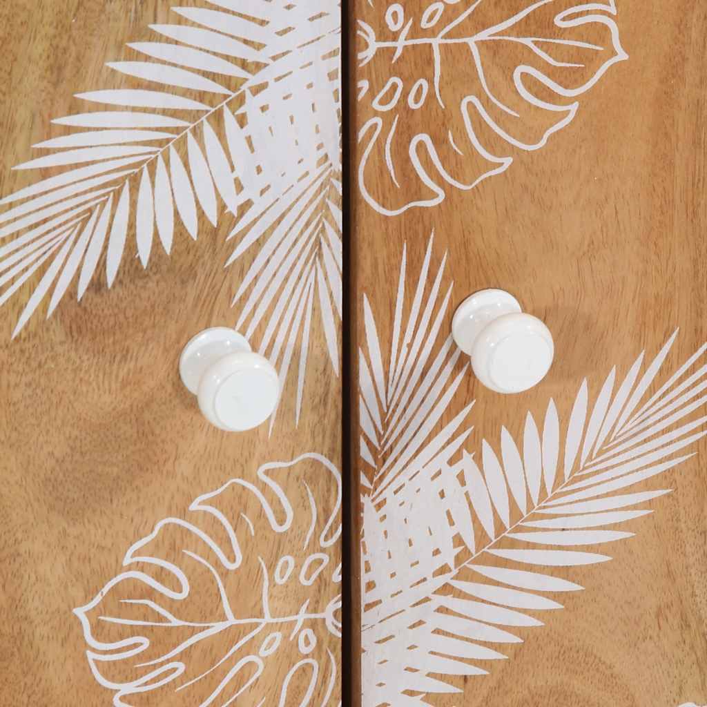 vidaXL Credenza 60x33,5x75 cm in Legno Massello di Mango