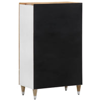 vidaXL Credenza 60x33,5x100 cm in Legno Massello di Mango