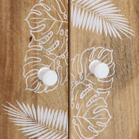 vidaXL Credenza 60x33,5x100 cm in Legno Massello di Mango