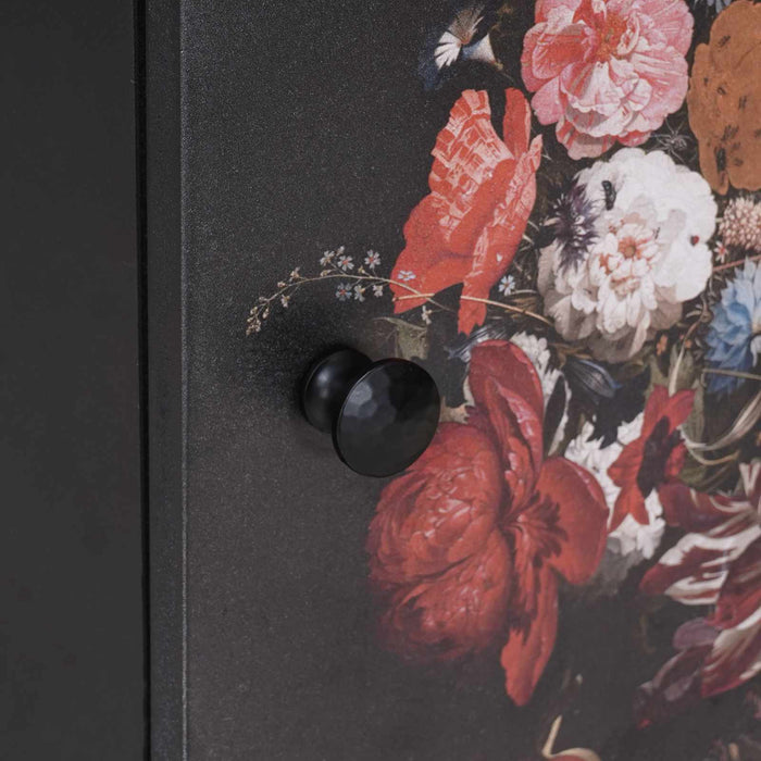 Comodino con porta 2 pcs Nero 40 x 33 x 46 cm 4018697