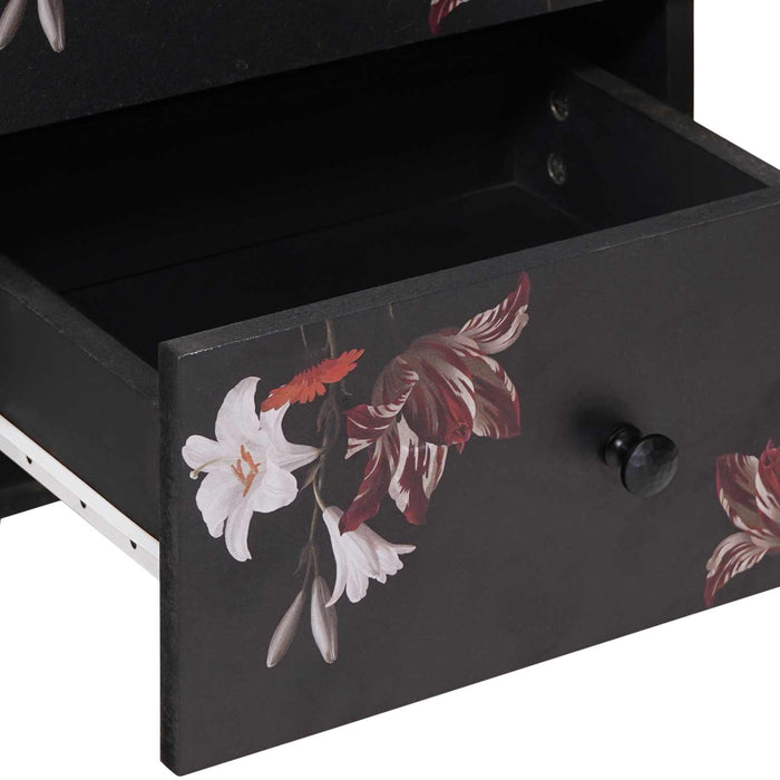 Comodino con cassetto 2 pz-Set di 2 Tavolino da notte Marrone 40 x 33,5 x 46 cm