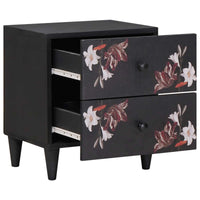 Comodino con cassetto 2 pcs Marrone 40 x 33,5 x 46 cm 4018699