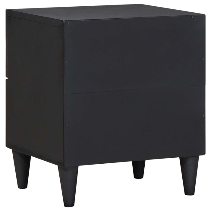 Comodino con cassetto 2 pz-Set di 2 Tavolino da notte Marrone 40 x 33,5 x 46 cm