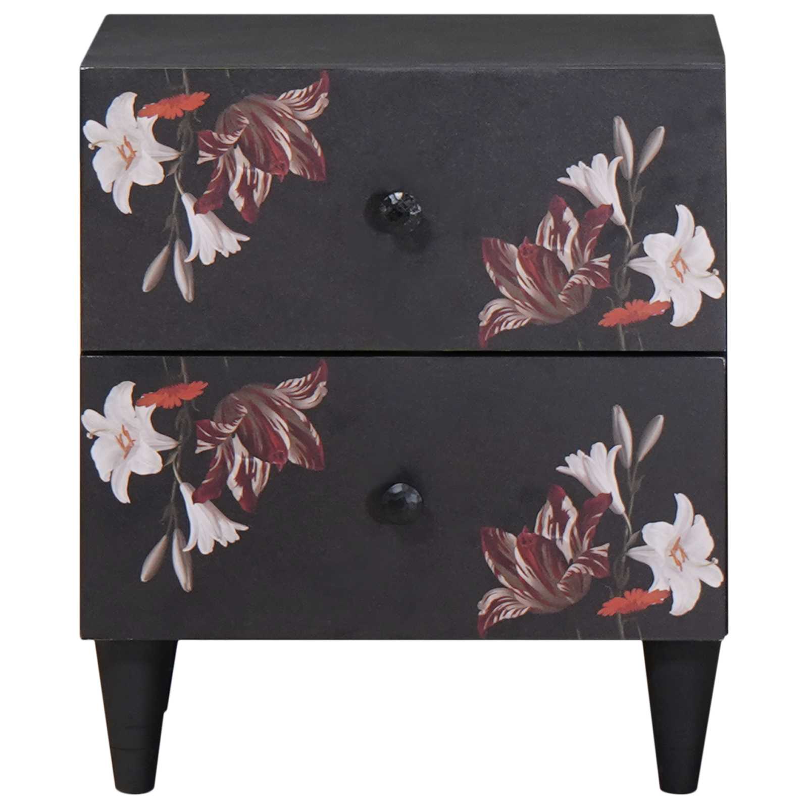 Comodino con cassetto 2 pcs Marrone 40 x 33,5 x 46 cm 4018699