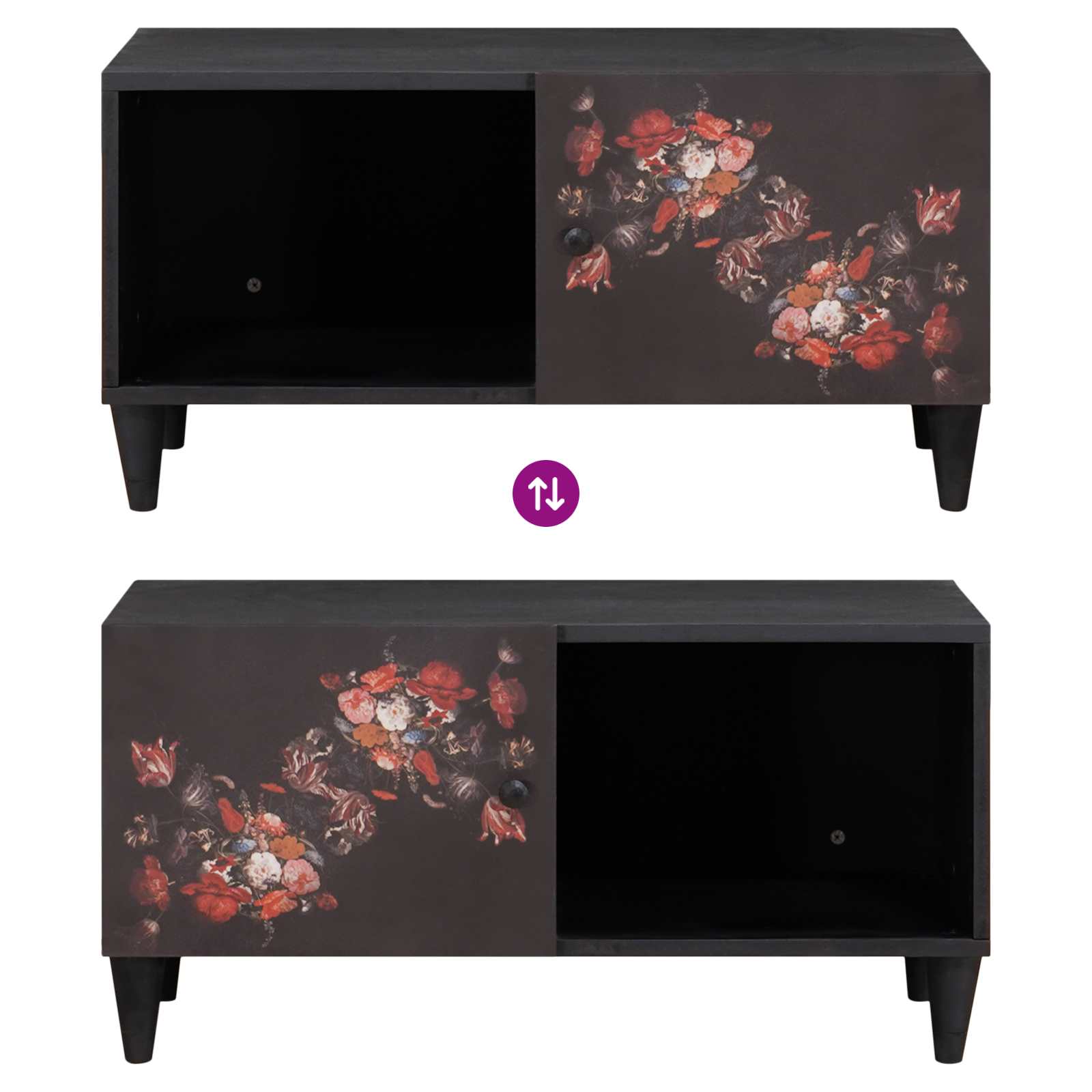 Tavolino da salotto Multicolore 80 x 50 x 40 cm 4018704