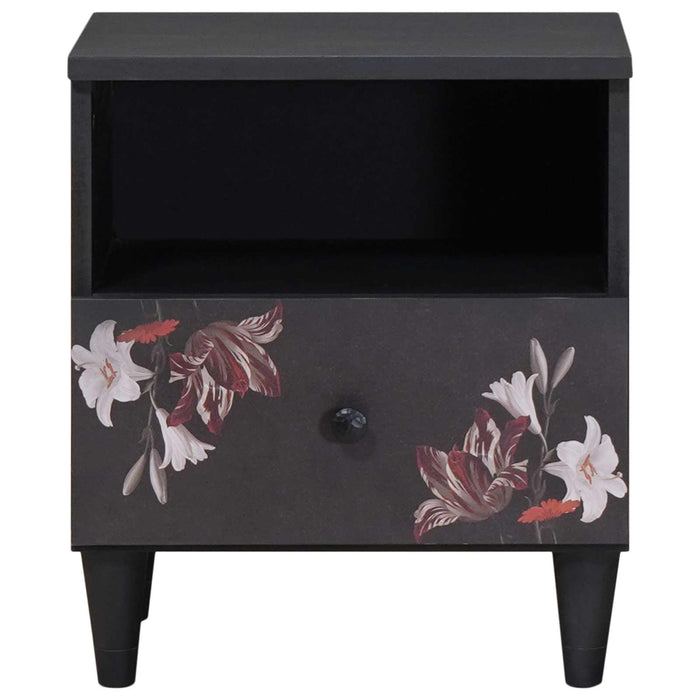 Comodino 2 pz-Set di 2 Tavolino da notte Marrone 40 x 33 x 46 cm Legno di mango massello