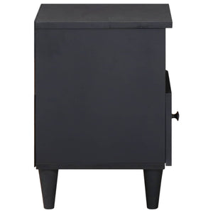 Comodino 2 pcs Marrone 40 x 33 x 46 cm Legno di mango massello 4018707