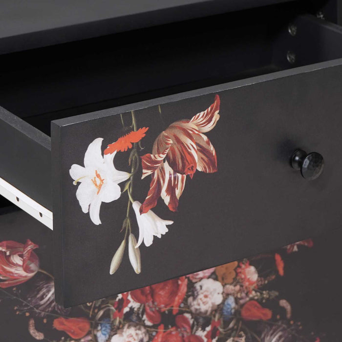 Comodino Multicolore 50 x 33 x 60 cm Legno di mango massello 4018708