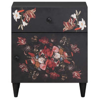 Comodino Multicolore 50 x 33 x 60 cm Legno di mango massello 4018708