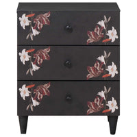 Comodino Multicolore 50 x 33 x 60 cm Legno di mango massello 4018709