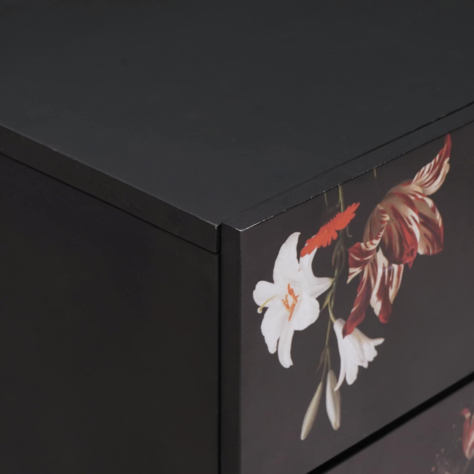 Comodino Multicolore 50 x 33 x 60 cm Legno di mango massello 4018711