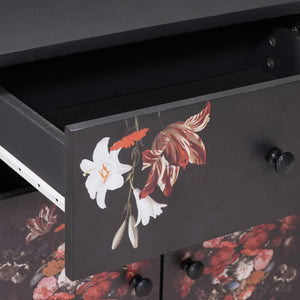 Comodino Multicolore 50 x 33 x 60 cm Legno di mango massello 4018711