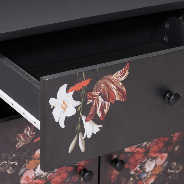 Comodino Multicolore 50 x 33 x 60 cm Legno di mango massello 4018711