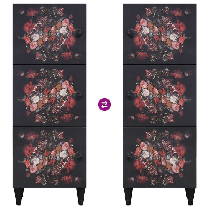 Armadi di Stoccaggio con porta Multicolore 40 x 33,5 x 110 cm 4018729