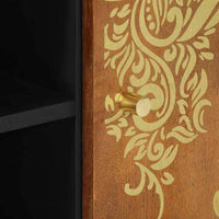 Mobile TV con scaffale-Credenza TV-Console TV Marrone miele 105 x 33 x 46 cm