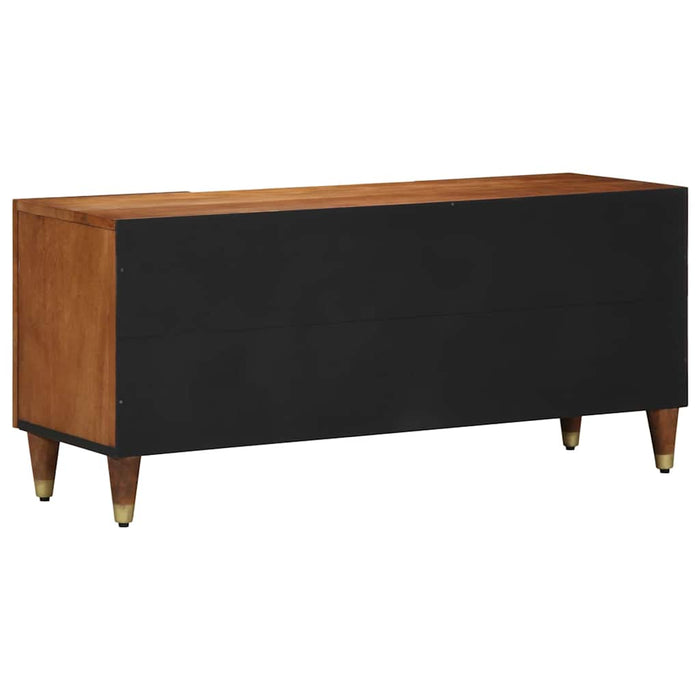 Mobile TV con scaffale-Credenza TV-Console TV Marrone miele 105 x 33 x 46 cm