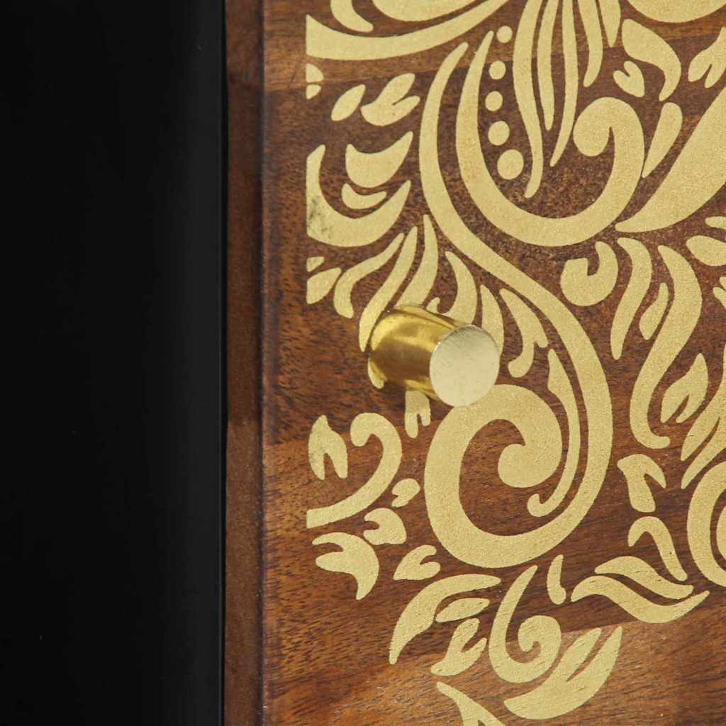 Tavolino da caffè 80x50x40 cm in legno massello di mango 4018740