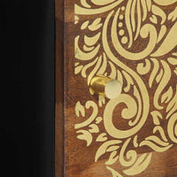 Tavolino da caffè 80x50x40 cm in legno massello di mango 4018740