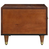 Tavolino da salotto marrone ambrato 80 x 50 x 40 cm 4018741