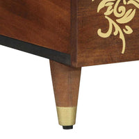 Tavolino da salotto marrone ambrato 100 x 54 x 40 cm 4018748