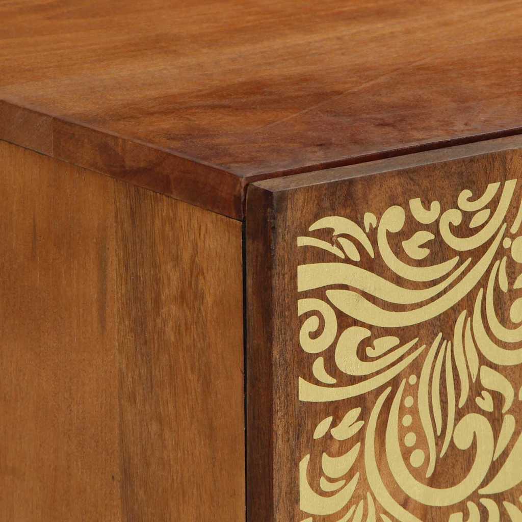 Mobile TV con cassetto-Credenza TV-Console TV con porta Marrone miele 105 x 33 x 46 cm