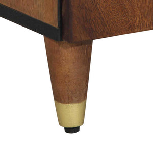 Credenza con Cassetto-Buffet-Armadio da cucina marrone ambrato 38 x 33 x 160 cm