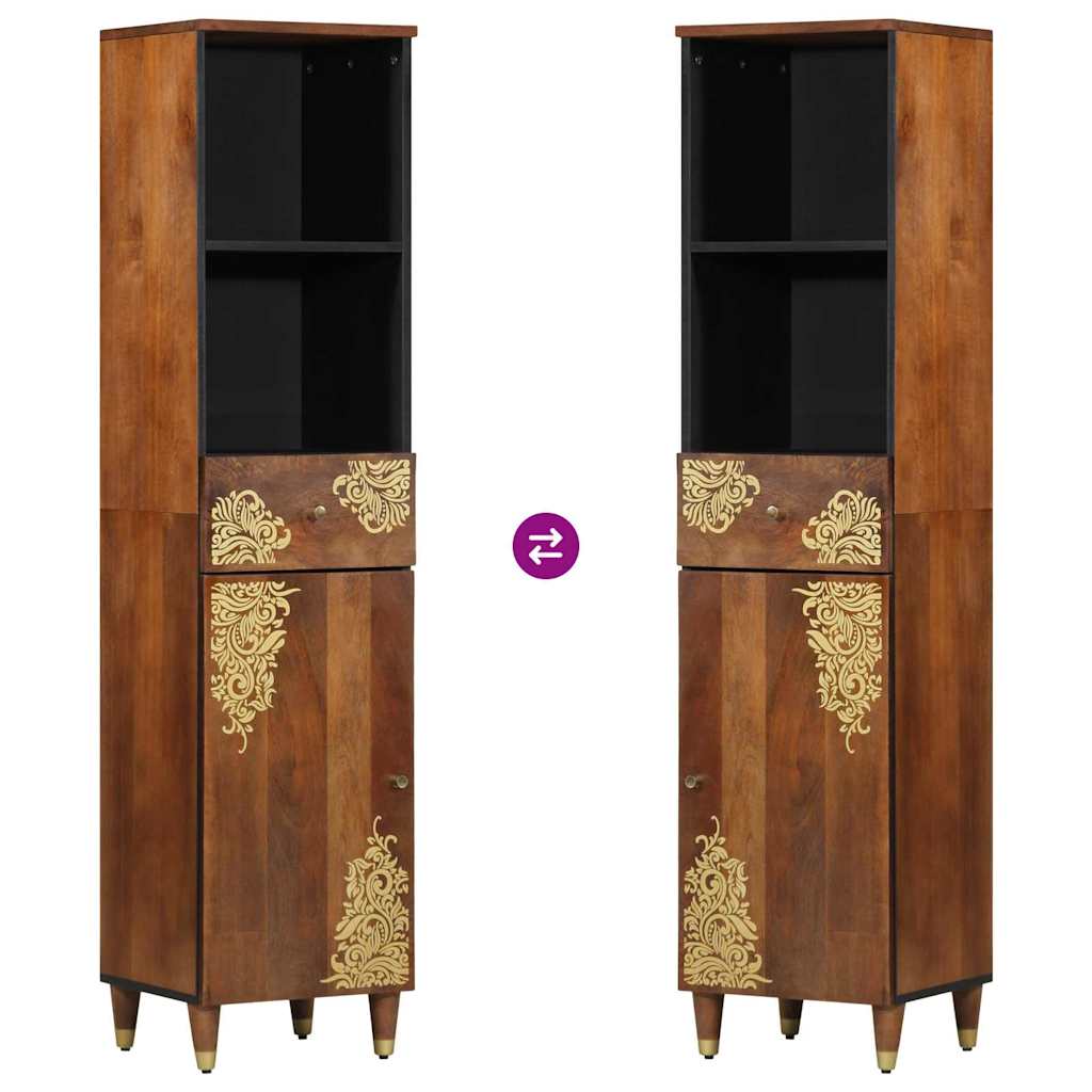 Mobile Marrone 38 x 33.5 x 160 cm Legno massello di mango 4018758