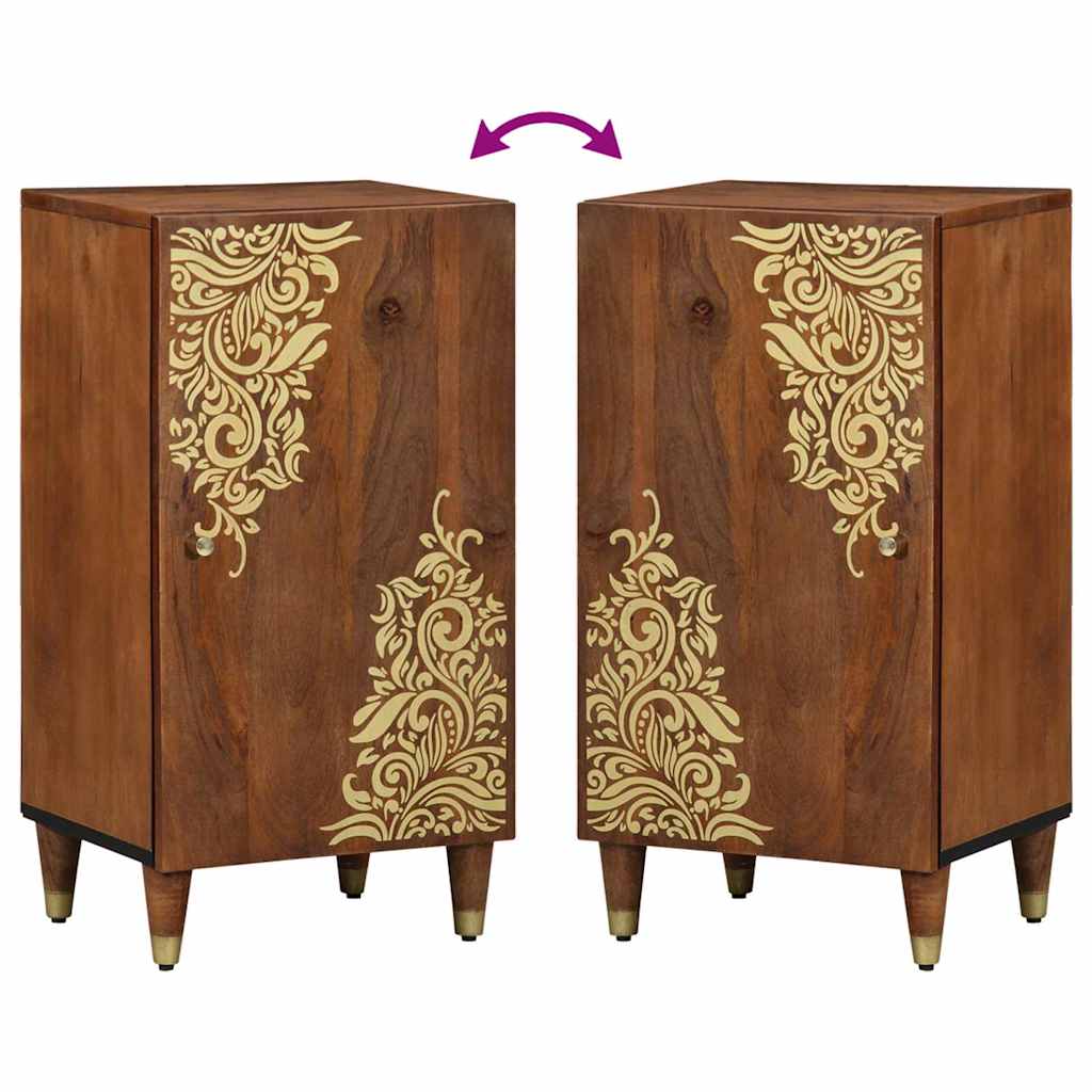 Credenza Marrone 40 x 33.5 x 75 cm Legno massello di mango 4018760