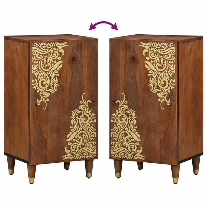 Credenza Marrone 40 x 33.5 x 75 cm Legno massello di mango 4018760