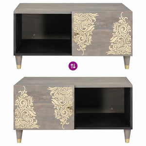 Tavolino da salotto Grigio 80 x 50 x 40 cm 4018776