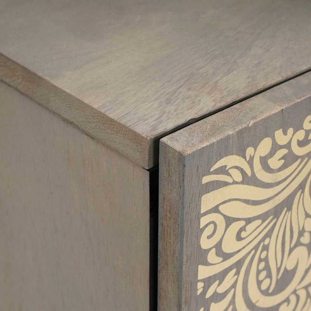 vidaXL Armadio da bagno a muro con porta Grigio 38 x 33 x 48 cm