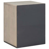 Armadio da bagno a muro con porta Grigio 38 x 33 x 48 cm 4018792