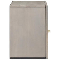 vidaXL Armadio da bagno a muro con porta Grigio 38 x 33 x 48 cm