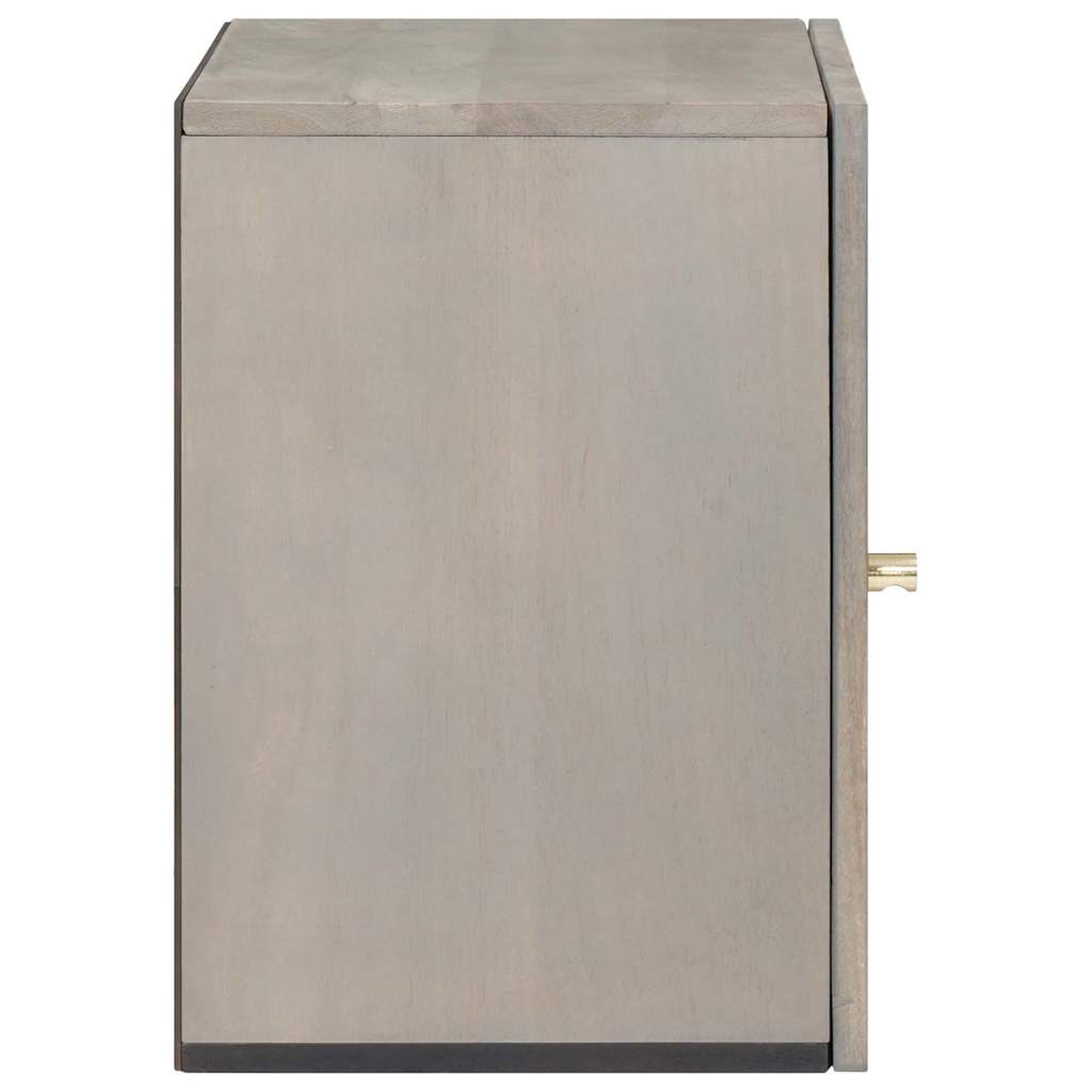 Armadio da bagno a muro con porta Grigio 38 x 33 x 48 cm 4018792