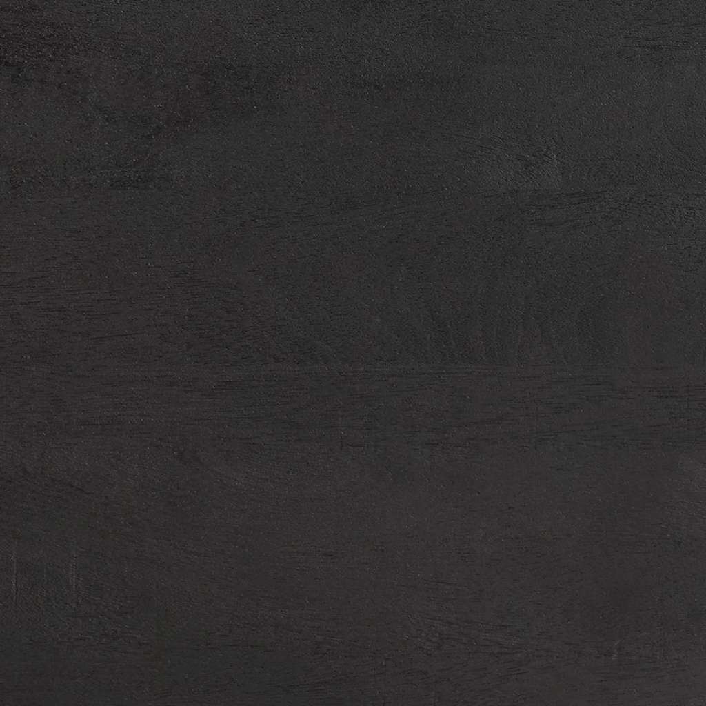 Mobile TV Nero 70 x 33 x 46 cm Legno di mango massello 4018809