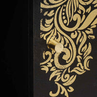 Tavolino da salotto Nero 80 x 50 x 40 cm 4018812