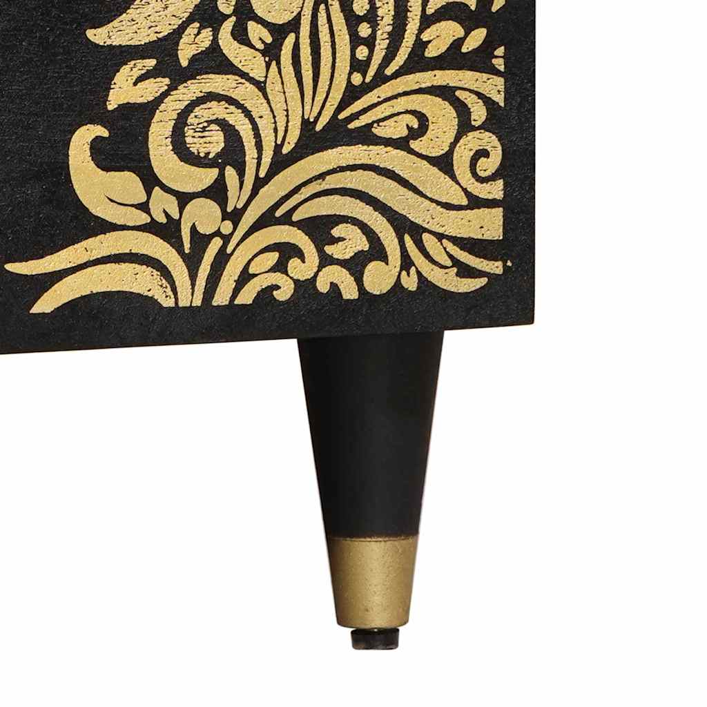 Tavolino da salotto Nero 80 x 50 x 40 cm 4018812