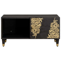 Tavolino da salotto Nero 80 x 50 x 40 cm 4018812