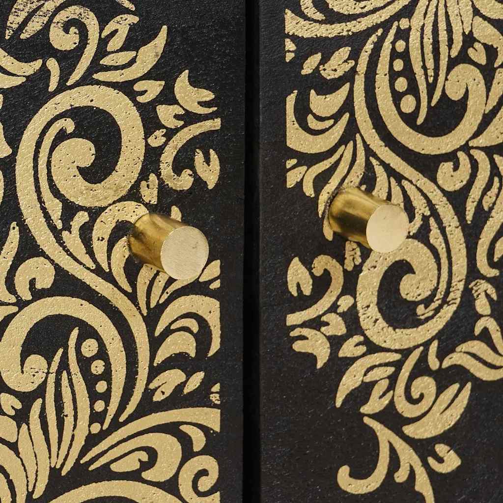 Tavolino da salotto Nero 80 x 50 x 40 cm 4018813