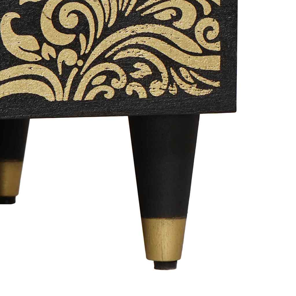 Tavolino da salotto Nero 80 x 50 x 40 cm 4018813