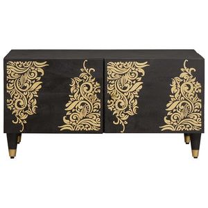 Tavolino da salotto Nero 80 x 50 x 40 cm 4018813