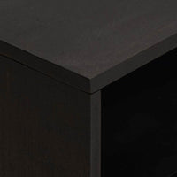 Armadio da Notte Nero 50 x 33 x 62 cm Legno di mango massello 4018818