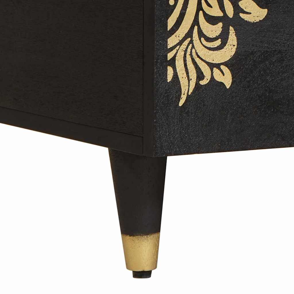 Tavolino da salotto con cassetto Nero 80 x 54 x 40 cm 4018821