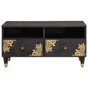 Tavolino da salotto con cassetto Nero 80 x 54 x 40 cm 4018821