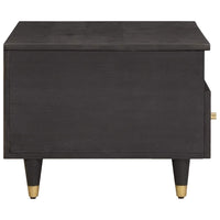 Tavolino da salotto con cassetto Nero 80 x 54 x 40 cm 4018821