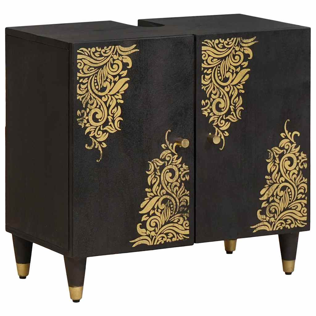 Armadio sottolavello con archiviazione Nero 62 x 33 x 58 cm 4018827