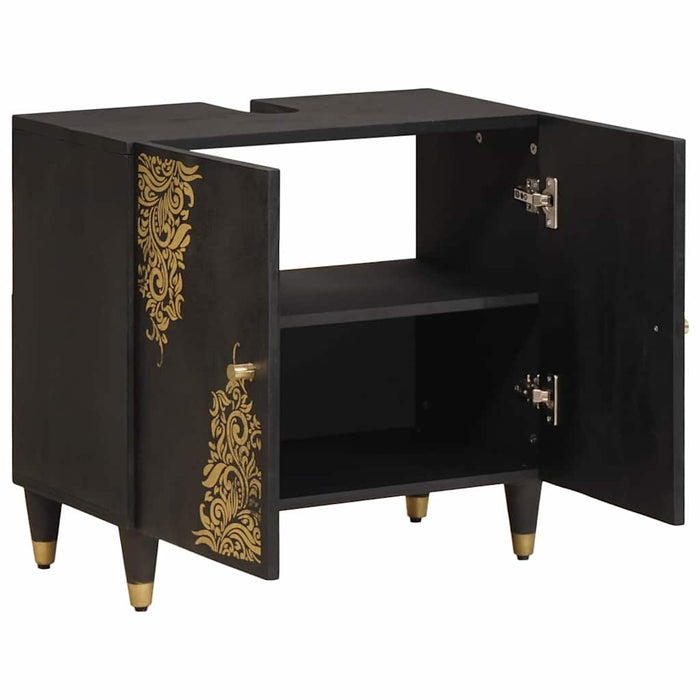 Armadio sottolavello con archiviazione Nero 62 x 33 x 58 cm 4018827