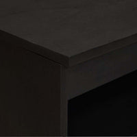 Credenza con porta Nero 60 x 33 x 75 cm Legno di mango massello 4018833